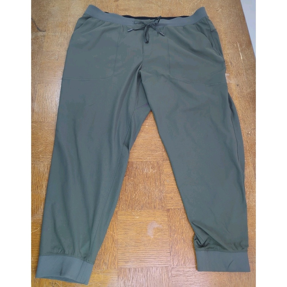 Lululemon Jogger Pants Mens 3XL Green ABC Warpstreme Tapered Quick Dry Stretch